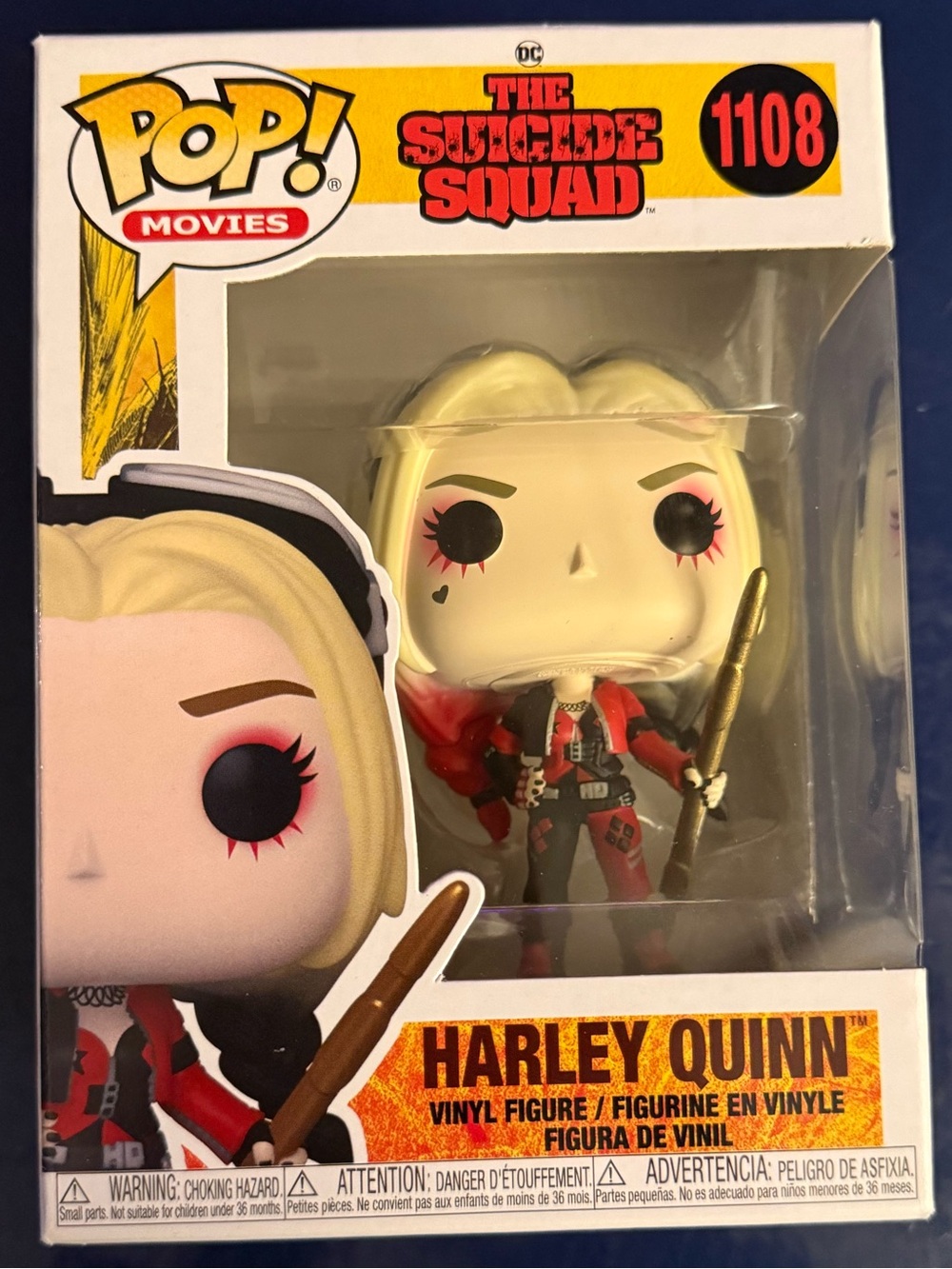 Funko Pop! Harley Quinn Pop! Figure - Blonde, Red, Black, Gold